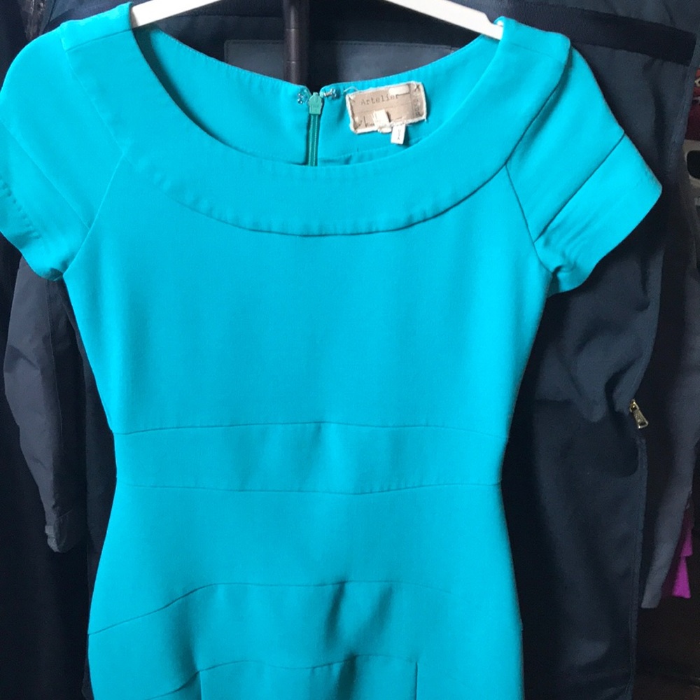 SALE! Nicole Miller Blue Dress Size 2 Gorgeous!